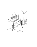 WINDOW MOUNTING PARTS Diagram and Parts List for S418B2SA  Kelvinator Air Conditioner