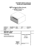 COVER Diagram and Parts List for FAH106M2T1  Frigidaire Air Conditioner