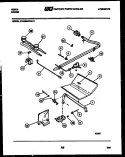 Part Location Diagram of 5303131080 Frigidaire Front Surface Burner