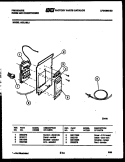 ELECTRICAL PARTS Diagram and Parts List for A05LH8L1  Frigidaire Air Conditioner
