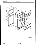 Part Location Diagram of 5303916912 Frigidaire PANEL-Freezer  DOOR