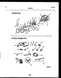ICE MAKER AND ICE MAKER INSTALLATIO Diagram and Parts List for RS22F8DX1B  Gibson Refrigerator