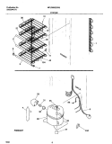 SYSTEM Diagram and Parts List for MFU09M2GW5  Frigidaire Freezer