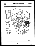BODY PARTS Diagram and Parts List for 37-1007-00-05  Tappan Range