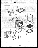 BODY PARTS Diagram and Parts List for 30-3350-23-01  Tappan Range