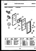 Part Location Diagram of 5303211043 Frigidaire PLATE