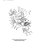 OVEN LINER, BAKE, BROIL ELEMENTS, P Diagram and Parts List for RG94BAB3  Frigidaire Wall Oven