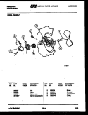 CAM Diagram and Parts List for DW1800LA2  Frigidaire Dishwasher