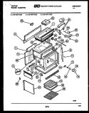 BODY PARTS Diagram and Parts List for 33-1467-00-03  Tappan Range