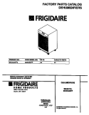 COVER Diagram and Parts List for MDDQ40FF3  Frigidaire Dehumidifier