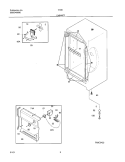 CABINET Diagram and Parts List for VV2010  Frigidaire Freezer
