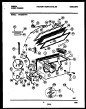CHEST FREEZER PARTS Diagram and Parts List for GFC25M7AW1  Gibson Freezer