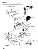 CONTROLS Diagram and Parts List for FRS26ZNHW4  Frigidaire Refrigerator