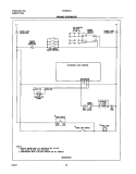 WIRING SCHEMATIC Diagram and Parts List for FGF337ABB  Frigidaire Range