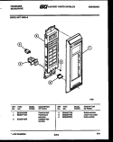 CONTROL PANEL Diagram and Parts List for MCT1365L5  Frigidaire Microwave