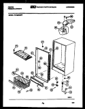 CABINET PARTS Diagram and Parts List for FV21M8WSFF  Gibson Freezer