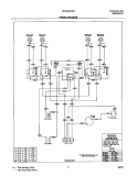 WIRING DIAGRAM Diagram and Parts List for FEF303CWB  Frigidaire Range