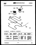BROILER PARTS Diagram and Parts List for 31-2207-23-01  Tappan Range