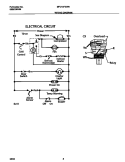 WIRING DIAGRAM Diagram and Parts List for MFU14F3GW6  Frigidaire Freezer