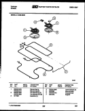 BROILER PARTS Diagram and Parts List for 31-2239-00-05  Tappan Range
