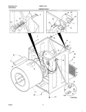 DRY CAB, HEATER Diagram and Parts List for GER341AS0  Gibson Dryer