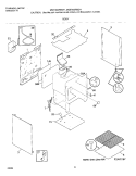BODY Diagram and Parts List for MGF300PBDH  Frigidaire Range