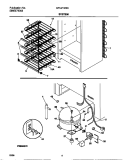 SYSTEM Diagram and Parts List for GFU21M4AW5  Gibson Freezer