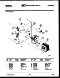 POWER CONTROL Diagram and Parts List for MCT890L1  Frigidaire Microwave