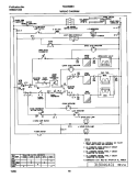WIRING DIAGRAM Diagram and Parts List for TGO356BHD1  Frigidaire Range