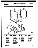 OUTER DOOR PARTS Diagram and Parts List for SU24S8KVLB  Gibson Dishwasher