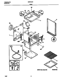 BODY Diagram and Parts List for MGF324SEWD  Frigidaire Range