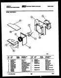 AIR HANDLING PARTS Diagram and Parts List for GAH11EP2A1  Gibson Air Conditioner