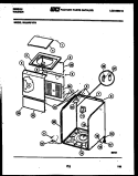 CABINET PARTS Diagram and Parts List for WA24P2DVFA  Gibson Washer