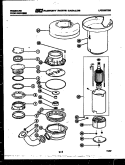 FOOD DISPOSER PARTS Diagram and Parts List for FD5501D  Frigidaire Food Waste Disposer