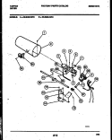 BURNER, IGNITER AND VALVE Diagram and Parts List for 49-2848-23-04  Tappan Dryer