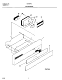 Part Location Diagram of 154378601 Frigidaire KEYPAD