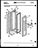 FREEZER DOOR PARTS Diagram and Parts List for FPCI19VFH0  Frigidaire Refrigerator