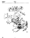BODY Diagram and Parts List for TEB554CFBA  Tappan Wall Oven