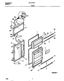 DOOR Diagram and Parts List for MRT16PNED2  Frigidaire Refrigerator