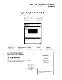 COVER Diagram and Parts List for FEF377WJCA  Frigidaire Range