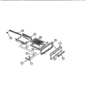 BROILER INCL. DOOR Diagram and Parts List for 32-2637-00-01  Tappan Range