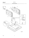 SYSTEM Diagram and Parts List for FAC084K7A3  Frigidaire Air Conditioner