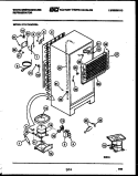 SYSTEM AND AUTOMATIC DEFROST PARTS Diagram and Parts List for RTG174GCH3A  Frigidaire Refrigerator