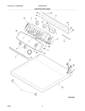 Part Location Diagram of 134350800 Frigidaire PANEL