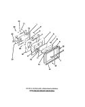 OVEN DOOR, PANELS, GLASS Diagram and Parts List for REM77BCB3  Frigidaire Microwave Oven Combo