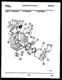 CABINET AND COMPONENT PARTS Diagram and Parts List for DE27T3WAFA  Gibson Dryer