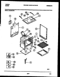 BODY PARTS Diagram and Parts List for 30-3352-00-01  Tappan Range