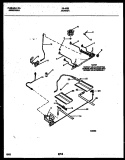 BURNER PARTS Diagram and Parts List for 30-4962-23-01  Tappan Range