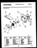 AIR HANDLING PARTS Diagram and Parts List for WAH117P2T1  Frigidaire Air Conditioner