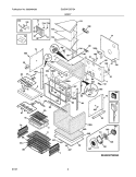 BODY Diagram and Parts List for E30EW7CEPS4  Electrolux Wall Oven